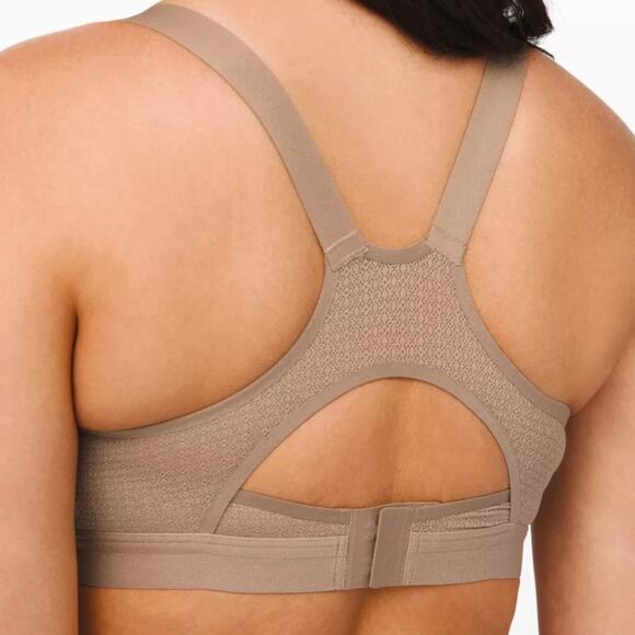 LULULEMON Awake to Lace Wireless Bra D34 Soft Sand Crepe Nude Beige Mesh 34D - Picture 2 of 16